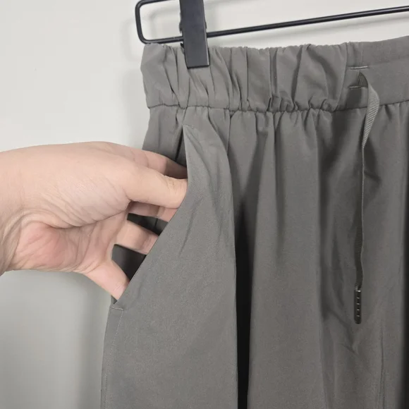 Lululemon Women Time To Flounce Skirt Size 8 Green Lightweight Active Drawstring - Picture 6 of 10